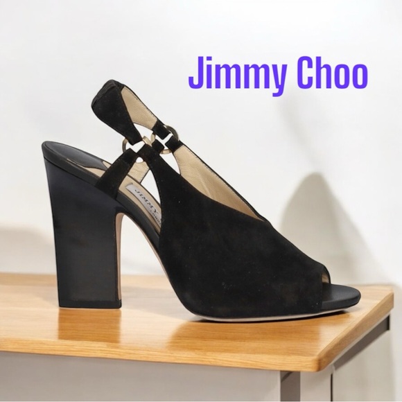 Jimmy Choo Hansa Suede sandals sz 39/8.5